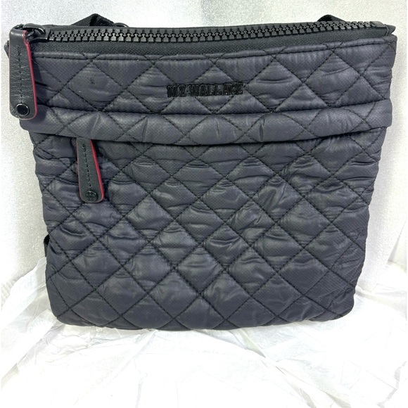 MZ Wallace Metro Flat XBODY. Black. - Picture 3 of 13